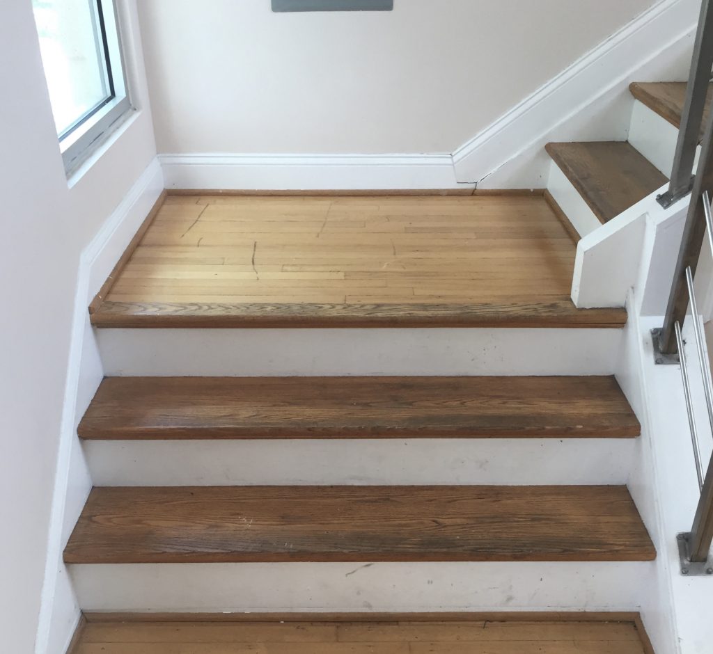 Oak Steps Refinishing - District Floor Depot