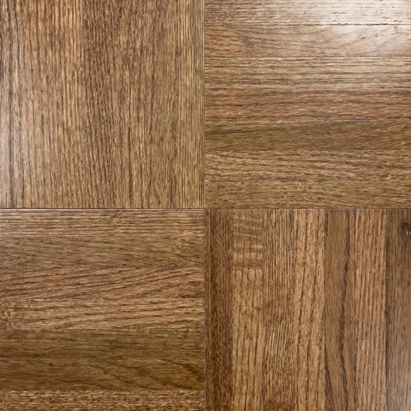 12" x 12" Forest Brown Oak Parquet